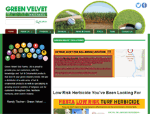 Tablet Screenshot of greenvelvet.com